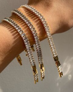 Trendy Tennis bracelet